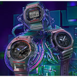 Casio G-Shock Digital Purple Resin Strap Unisex Watch DW-B5600AH-6DR