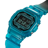 Casio G-Shock Digital Turquoise Resin Strap Men Watch DW-B5600G-2DR-P