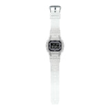 Casio G-Shock Digital Transparent White Resin Strap Men Watch DW-B5600G-7DR-P