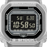 Casio G-Shock Digital Transparent White Resin Strap Men Watch DW-B5600G-7DR-P