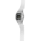 Casio G-Shock Digital Transparent White Resin Strap Men Watch DW-B5600G-7DR-P