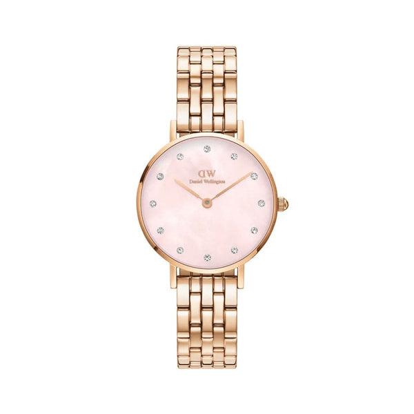 Daniel Wellington Petite Lumine Rose Gold Stainless Steel Strap Women Watch DW00100617