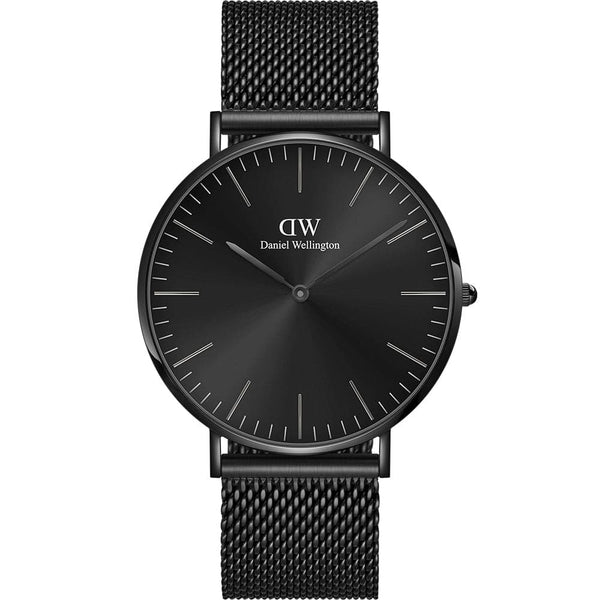 Daniel Wellington Classic Black Dial And Mesh Strap Unisex Watch DW00100632