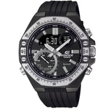 Casio Edifice Black Dial Resin Strap Men Watch ECB-10TP-1ADF