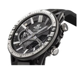 Casio Edifice Black Dial Resin Strap Men Watch ECB-2000TP-1ADF