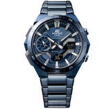 Casio Edifice Blue Stainless Steel Strap Men Watch ECB-2200CB-2ADF