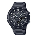 Casio Edifice Black Dial & Stainless Steel Strap Men Watch ECB-2200DC-1ADF-P