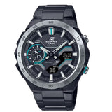 Casio Edifice Black Dial Stainless Steel Strap Men Watch ECB-2200DD-1ADF-P