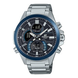 Casio Edifice Smartphone Link Model PuSilver Stainless Steel Strap Men Watch ECB-30DB-1ADF