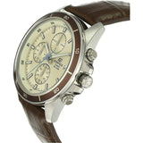 Casio Edifice Chronograph Brown Leather Strap Men Watch EFR-526L-7BVUDF