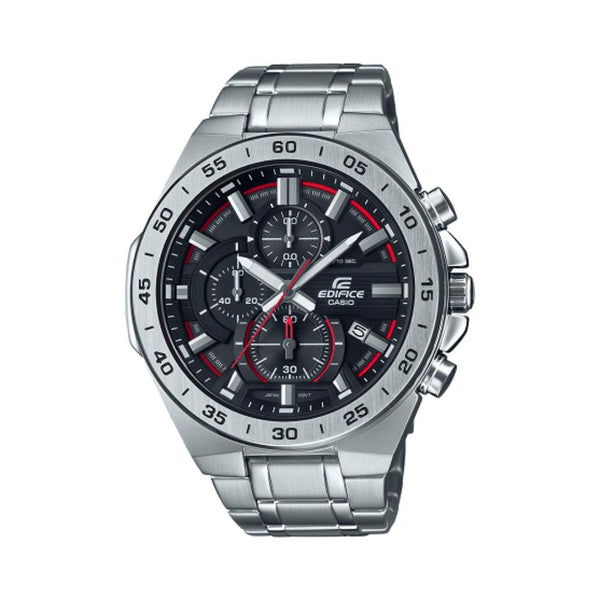 Casio Edifice Chronograph Silver Stainless Steel Analog Men's Watch EFR-564D-1ADR-P