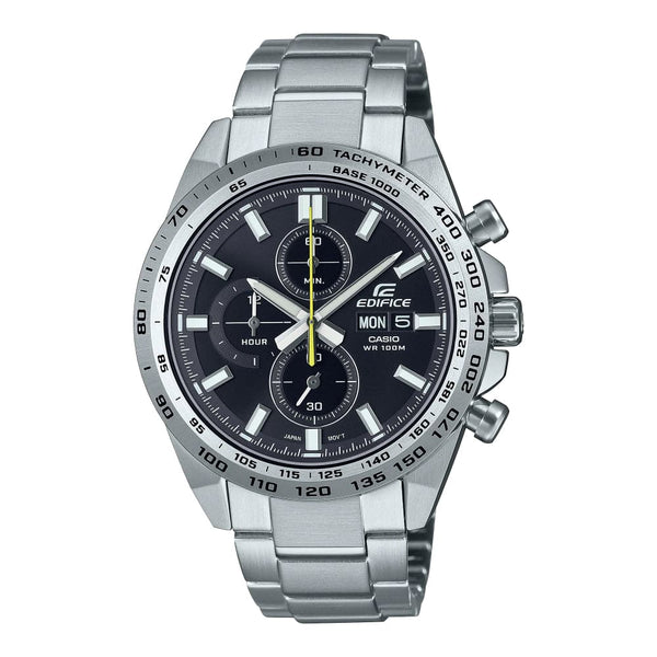 Casio Edifice Chronograph Silver Stainless Steel Strap Men Watch EFR-574D-1AVUDF
