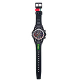 Casio Edifice Sospensione Black Leather Watch EFS-S641TMS-1ADR