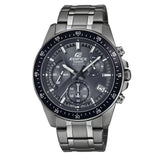 Casio Edifice Black Dial Grey Stainless Steel Strap Men Watch EFV-540DC-1CVUDF