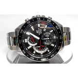 Casio Edifice Chronograph Black Dial Silver Stainless Steel Strap Men Watch EFV-550D-1AVUDF-P