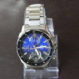 Casio Edifice Blue Dial Silver Stainless Steel Strap Men Watch EFV-600D-2AVUDF-P