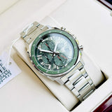 Casio Edifice Chronograph Camouflage And Silver Stainless Steel Strap Men Watch EFV-600D-3CVUDF-P