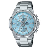 Casio Edifice Silver Stainless Steel Strap Men Watch EFV-640D-2BVUDF