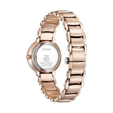 Citizen Rose Gold Dial And Stainless Steel Strap Women Watch EM0922-81X