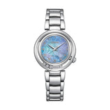 Citizen Eco-Drive Silver Stainless Steel Strap Women Watch EM1110-81N