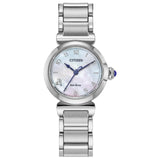 Citizen L Mae Eco-Drive Silver Stainless Steel Women's Watch EM1130-83D