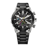 Casio Edifice Black Dial Silver Stainless Steel Strap Men Watch EQB-2000DC-1ADR-P