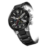 Casio Edifice Black Dial Silver Stainless Steel Strap Men Watch EQB-2000DC-1ADR-P