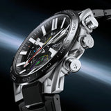 Casio Edifice Black Dial Silver Stainless Steel Strap Men Watch EQB-2000DC-1ADR