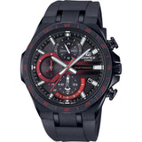 Casio Edifice Chronograph Black Dial Resin Strap Men Watch EQS-920PB-1ADR-P