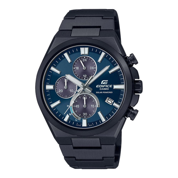 Casio Edifice Chronograph Blue Dial Stainless Steel Strap Men Watch EQS-950DC-2AVUDF