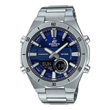 Casio Edifice Blue Dial Silver Stainless Steel Strap Men Watch ERA-110D-2AVDF