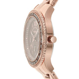 Fossil Chronograph Rose Gold Stainless Steel Strap Women Watch ES5109P