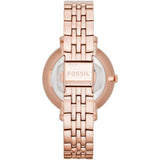 Fossil Jacqueline Rose Gold Necklace & Watch Set ES5252SETP