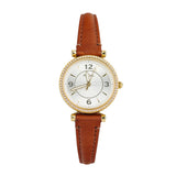 Fossil Carlie Brown Leather Strap Women Watch ES5297