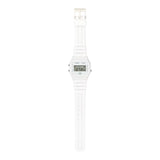 Casio General Vintage Digital White Resin Strap Unisex Watch F-91WB-7ADF-P