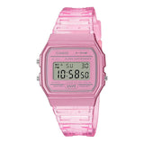 Casio General Digital Pink Resin Strap Women Watch F-91WS-4DF-P