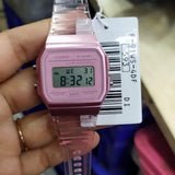 Casio General Digital Pink Resin Strap Women Watch F-91WS-4DF-P