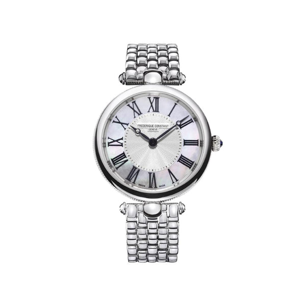 Frederique Constant Classics Art Deco Round Stainless Steel Women's Watch FC-200MPW2AR6B