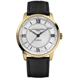 Frederique Constant Black Leather Strap Men Watch FC-301S3B5