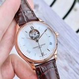 Frederique Constant Brown Leather Strap Unisex Watch FC-310MV5B4