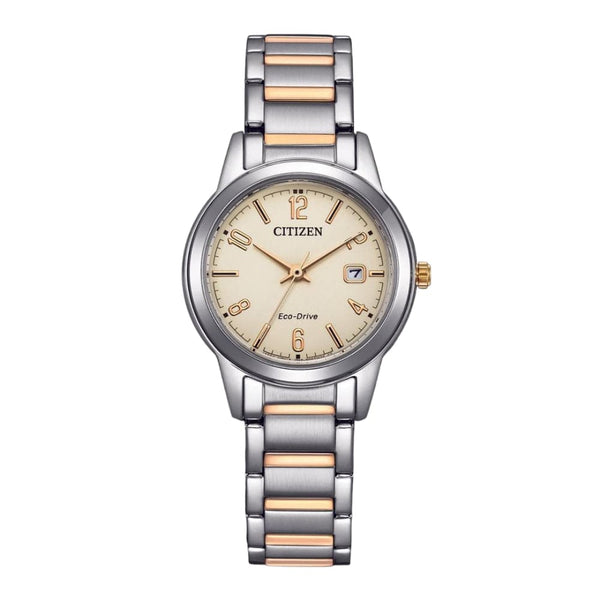 Citizen Eco-Drive Two-Tone Stainless Steel Strap Women Watch FE1244-72A