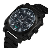 Infantry Analogue-Digital Black Stainless Steel Strap Men Watch FS-011-BLK-BS