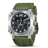 Infantry Analogue-Digital Green Silicone Strap Men Watch FS-011-S-GR