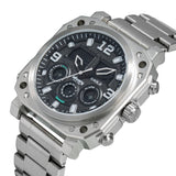 Infantry Analogue-Digital Silver Stainless Steel Strap Men Watch FS-011-S-S