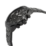 Fossil Bronson Chronograph Black Dial Stainless Steel Strap Men Watch FS5853P