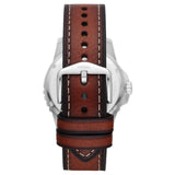 Fossil Blue Dive Brown Leather Strap Men Watch FS5961