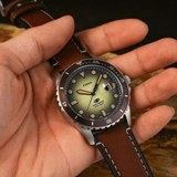 Fossil Blue Dive Brown Leather Strap Men Watch FS5961