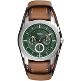 Fossil Machine Chronograph Brown Leather Strap Men Watch FS5962P