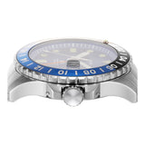 Fossil Blue Dial Silver Stainless Steel Strap Men Watch FS5991