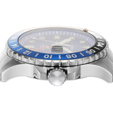 Fossil Blue Dial Silver Stainless Steel Strap Men Watch FS5991